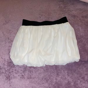 White Mini Ballerina Skirt